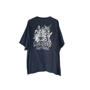 Monsters in Motion Staff T-Shirt Mens 3XL Gildan Heavy Cotton Monster Graphic